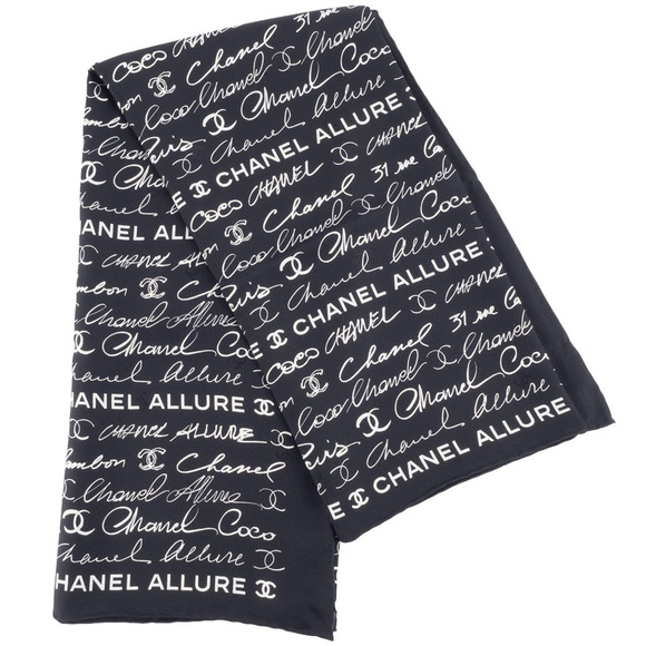 CHANEL Black Scarf - Picture 1 of 11